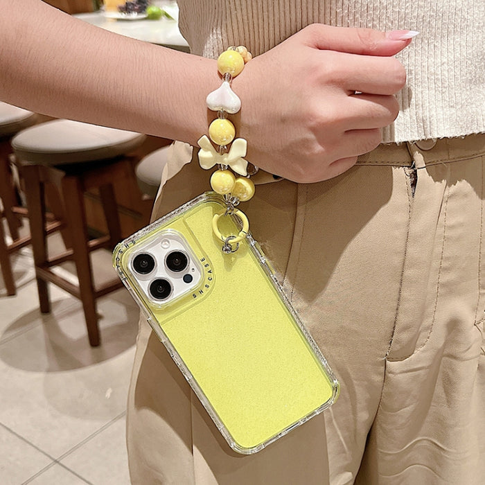 Funda para teléfono con cobertura total de TPU + PC + lentejuelas brillantes con pulsera, For iPhone 17 Pro Max, For iPhone 17 Pro, For iPhone 16 Pro Max, For iPhone 16 Pro, For iPhone 16 Plus, For iPhone 16, For iPhone 15 Pro Max, For iPhone 15 Pro   ...