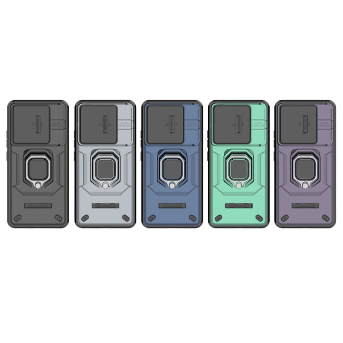 Funda para teléfono a prueba de golpes con soporte y carcasa deslizante de TPU + PC Camshield, For Redmi K70 Ultra Global