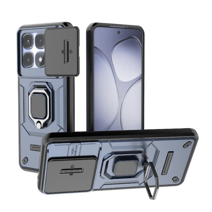 Funda para teléfono a prueba de golpes con soporte y carcasa deslizante de TPU + PC Camshield, For Redmi Turbo 5 Max / Poco X8 Pro Max, For Redmi Turbo 5 5G / Poco X8 Pro 5G, For Redmi Note 15 Pro+ 5G Global 163.3mm, For Redmi Note 15 5G Global 164mm  ...