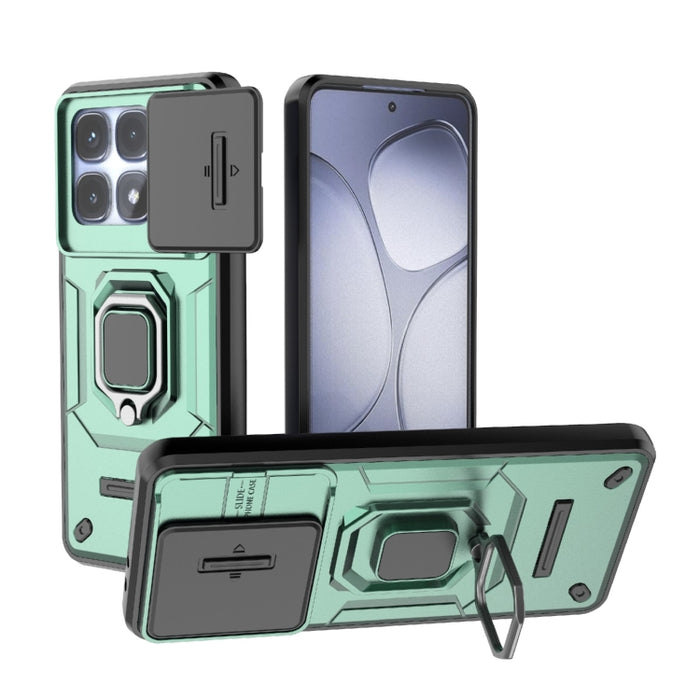 Funda para teléfono a prueba de golpes con soporte y carcasa deslizante de TPU + PC Camshield, For Redmi Turbo 5 Max / Poco X8 Pro Max, For Redmi Turbo 5 5G / Poco X8 Pro 5G, For Redmi Note 15 Pro+ 5G Global 163.3mm, For Redmi Note 15 5G Global 164mm  ...