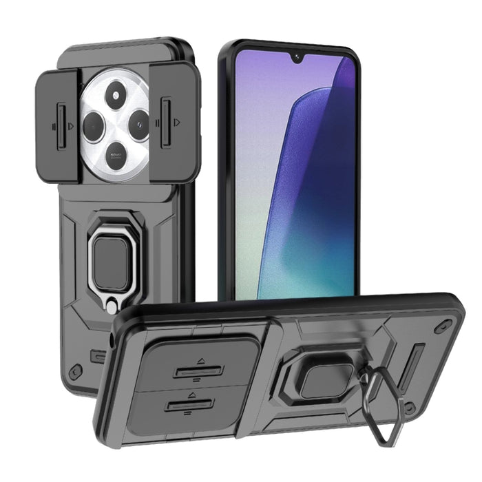 Funda para teléfono a prueba de golpes con soporte y carcasa deslizante de TPU + PC Camshield, For Redmi Turbo 5 Max / Poco X8 Pro Max, For Redmi Turbo 5 5G / Poco X8 Pro 5G, For Redmi Note 15 Pro+ 5G Global 163.3mm, For Redmi Note 15 5G Global 164mm  ...