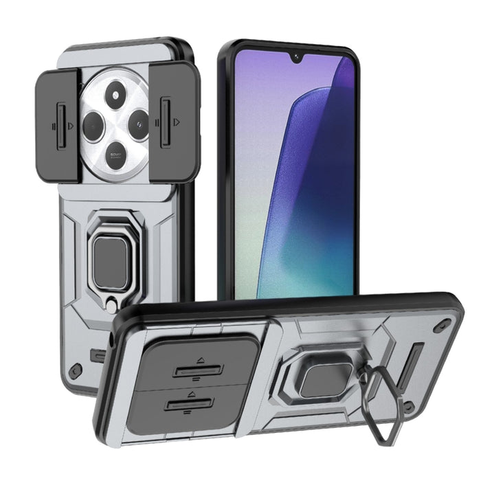 Funda para teléfono a prueba de golpes con soporte y carcasa deslizante de TPU + PC Camshield, For Redmi Turbo 5 Max / Poco X8 Pro Max, For Redmi Turbo 5 5G / Poco X8 Pro 5G, For Redmi Note 15 Pro+ 5G Global 163.3mm, For Redmi Note 15 5G Global 164mm  ...