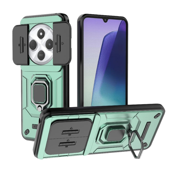 Funda para teléfono a prueba de golpes con soporte y carcasa deslizante de TPU + PC Camshield, For Redmi Turbo 5 Max / Poco X8 Pro Max, For Redmi Turbo 5 5G / Poco X8 Pro 5G, For Redmi Note 15 Pro+ 5G Global 163.3mm, For Redmi Note 15 5G Global 164mm  ...