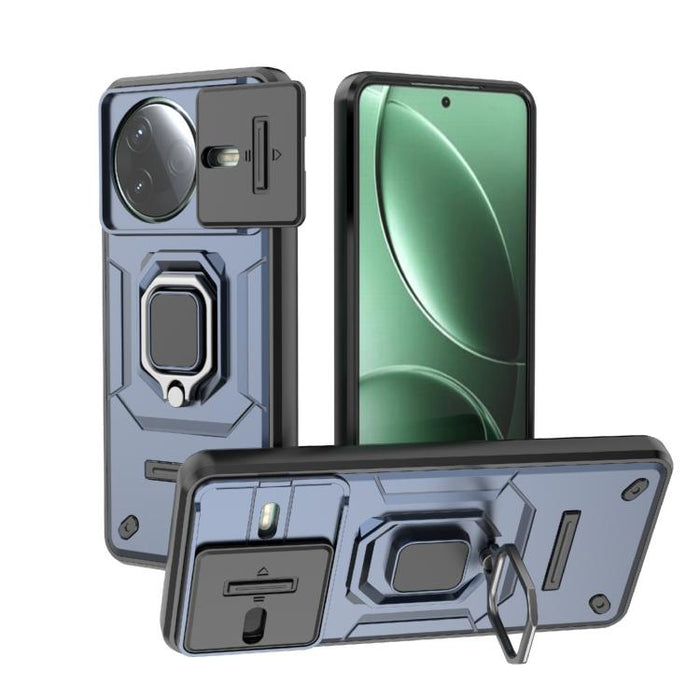 Funda para teléfono a prueba de golpes con soporte y carcasa deslizante de TPU + PC Camshield, For Redmi Turbo 5 Max / Poco X8 Pro Max, For Redmi Turbo 5 5G / Poco X8 Pro 5G, For Redmi Note 15 Pro+ 5G Global 163.3mm, For Redmi Note 15 5G Global 164mm  ...