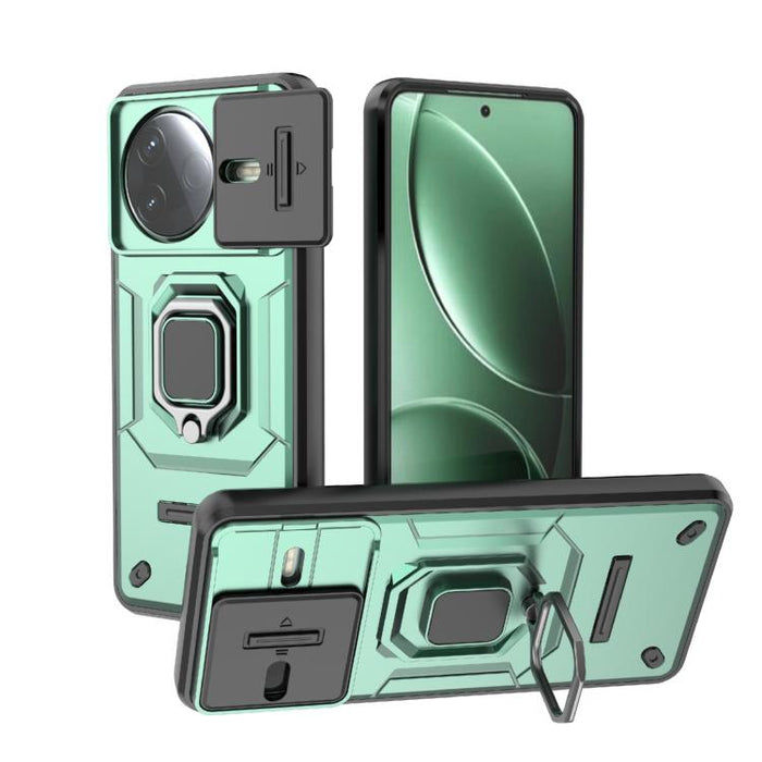 Funda para teléfono a prueba de golpes con soporte y carcasa deslizante de TPU + PC Camshield, For Redmi Turbo 5 Max / Poco X8 Pro Max, For Redmi Turbo 5 5G / Poco X8 Pro 5G, For Redmi Note 15 Pro+ 5G Global 163.3mm, For Redmi Note 15 5G Global 164mm  ...