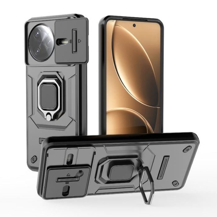Funda para teléfono a prueba de golpes con soporte y carcasa deslizante de TPU + PC Camshield, For Redmi Turbo 5 Max / Poco X8 Pro Max, For Redmi Turbo 5 5G / Poco X8 Pro 5G, For Redmi Note 15 Pro+ 5G Global 163.3mm, For Redmi Note 15 5G Global 164mm  ...