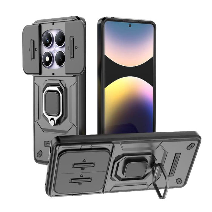 Funda para teléfono a prueba de golpes con soporte y carcasa deslizante de TPU + PC Camshield, For Redmi Turbo 5 Max / Poco X8 Pro Max, For Redmi Turbo 5 5G / Poco X8 Pro 5G, For Redmi Note 15 Pro+ 5G Global 163.3mm, For Redmi Note 15 5G Global 164mm  ...