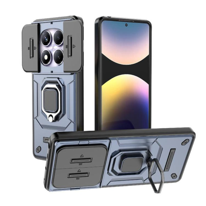 Funda para teléfono a prueba de golpes con soporte y carcasa deslizante de TPU + PC Camshield, For Redmi Turbo 5 Max / Poco X8 Pro Max, For Redmi Turbo 5 5G / Poco X8 Pro 5G, For Redmi Note 15 Pro+ 5G Global 163.3mm, For Redmi Note 15 5G Global 164mm  ...