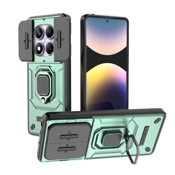 Funda para teléfono a prueba de golpes con soporte y carcasa deslizante de TPU + PC Camshield, For Redmi Turbo 5 Max / Poco X8 Pro Max, For Redmi Turbo 5 5G / Poco X8 Pro 5G, For Redmi Note 15 Pro+ 5G Global 163.3mm, For Redmi Note 15 5G Global 164mm  ...