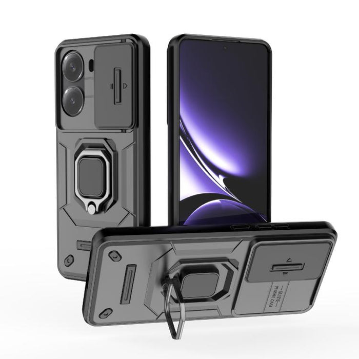 Funda para teléfono a prueba de golpes con soporte y carcasa deslizante de TPU + PC Camshield, For Redmi Turbo 5 Max / Poco X8 Pro Max, For Redmi Turbo 5 5G / Poco X8 Pro 5G, For Redmi Note 15 Pro+ 5G Global 163.3mm, For Redmi Note 15 5G Global 164mm  ...