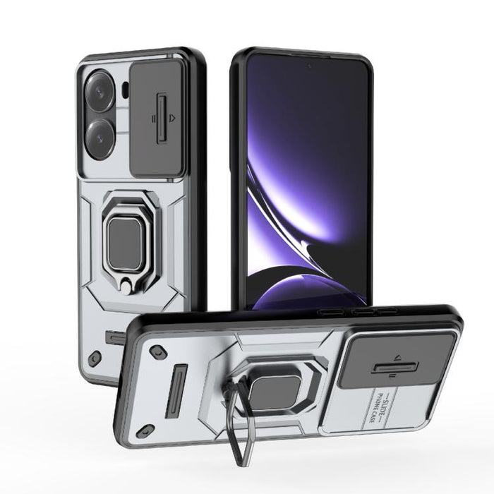 Funda para teléfono a prueba de golpes con soporte y carcasa deslizante de TPU + PC Camshield, For Redmi Turbo 5 Max / Poco X8 Pro Max, For Redmi Turbo 5 5G / Poco X8 Pro 5G, For Redmi Note 15 Pro+ 5G Global 163.3mm, For Redmi Note 15 5G Global 164mm  ...