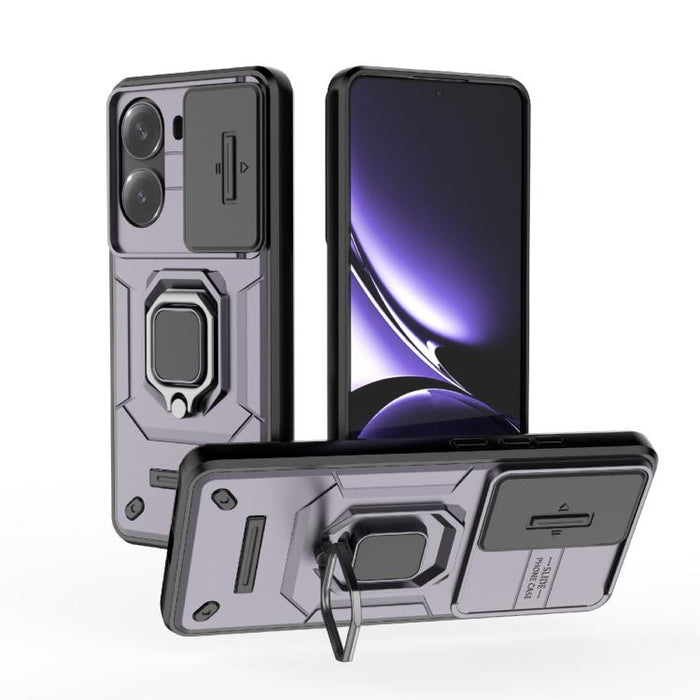 Funda para teléfono a prueba de golpes con soporte y carcasa deslizante de TPU + PC Camshield, For Redmi Turbo 5 Max / Poco X8 Pro Max, For Redmi Turbo 5 5G / Poco X8 Pro 5G, For Redmi Note 15 Pro+ 5G Global 163.3mm, For Redmi Note 15 5G Global 164mm  ...