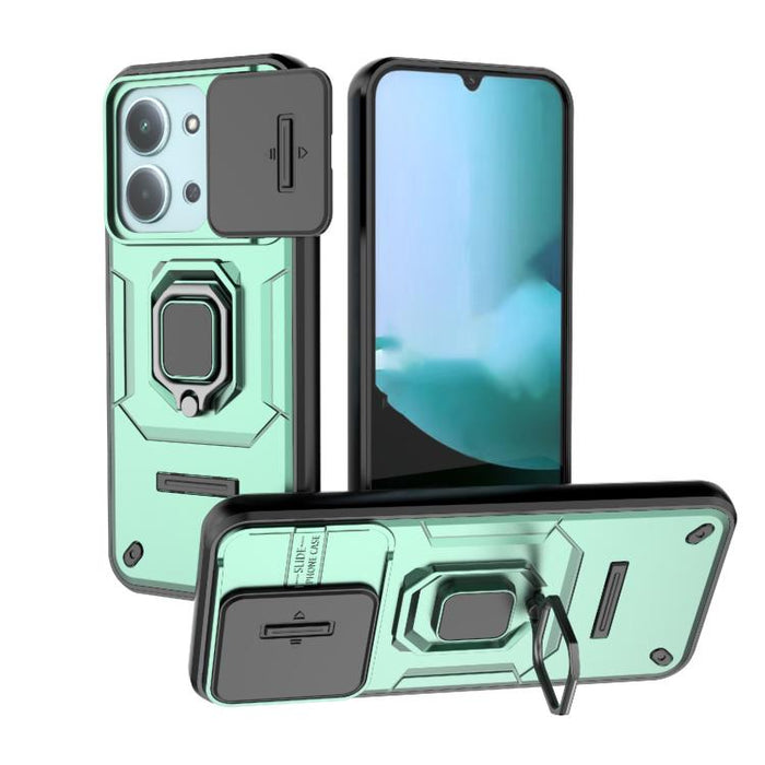 Funda para teléfono a prueba de golpes con soporte y carcasa deslizante de TPU + PC Camshield, For Redmi Turbo 5 Max / Poco X8 Pro Max, For Redmi Turbo 5 5G / Poco X8 Pro 5G, For Redmi Note 15 Pro+ 5G Global 163.3mm, For Redmi Note 15 5G Global 164mm  ...