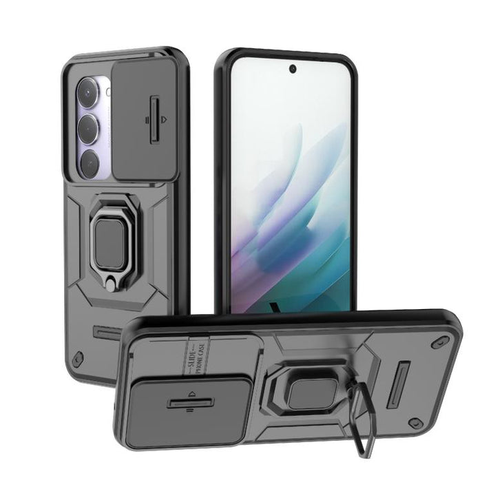Funda para teléfono a prueba de golpes con soporte y carcasa deslizante de TPU + PC Camshield, For Redmi Turbo 5 Max / Poco X8 Pro Max, For Redmi Turbo 5 5G / Poco X8 Pro 5G, For Redmi Note 15 Pro+ 5G Global 163.3mm, For Redmi Note 15 5G Global 164mm  ...