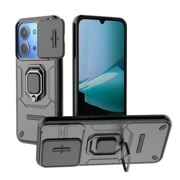 Funda para teléfono a prueba de golpes con soporte y carcasa deslizante de TPU + PC Camshield, For Redmi Turbo 5 Max / Poco X8 Pro Max, For Redmi Turbo 5 5G / Poco X8 Pro 5G, For Redmi Note 15 Pro+ 5G Global 163.3mm, For Redmi Note 15 5G Global 164mm  ...