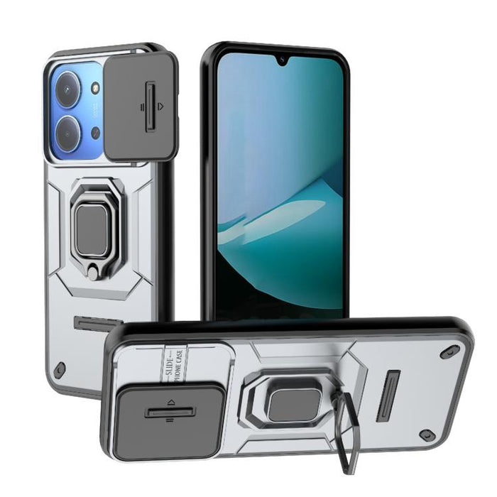 Funda para teléfono a prueba de golpes con soporte y carcasa deslizante de TPU + PC Camshield, For Redmi Turbo 5 Max / Poco X8 Pro Max, For Redmi Turbo 5 5G / Poco X8 Pro 5G, For Redmi Note 15 Pro+ 5G Global 163.3mm, For Redmi Note 15 5G Global 164mm  ...