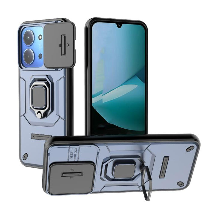 Funda para teléfono a prueba de golpes con soporte y carcasa deslizante de TPU + PC Camshield, For Redmi Turbo 5 Max / Poco X8 Pro Max, For Redmi Turbo 5 5G / Poco X8 Pro 5G, For Redmi Note 15 Pro+ 5G Global 163.3mm, For Redmi Note 15 5G Global 164mm  ...