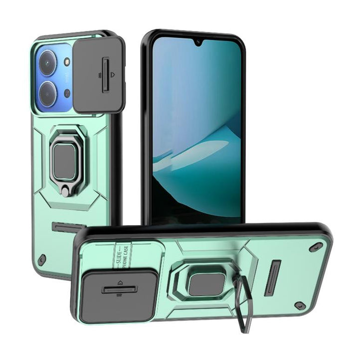 Funda para teléfono a prueba de golpes con soporte y carcasa deslizante de TPU + PC Camshield, For Redmi Turbo 5 Max / Poco X8 Pro Max, For Redmi Turbo 5 5G / Poco X8 Pro 5G, For Redmi Note 15 Pro+ 5G Global 163.3mm, For Redmi Note 15 5G Global 164mm  ...