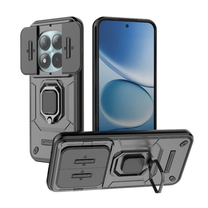Funda para teléfono a prueba de golpes con soporte y carcasa deslizante de TPU + PC Camshield, For Redmi Turbo 5 Max / Poco X8 Pro Max, For Redmi Turbo 5 5G / Poco X8 Pro 5G, For Redmi Note 15 Pro+ 5G Global 163.3mm, For Redmi Note 15 5G Global 164mm  ...