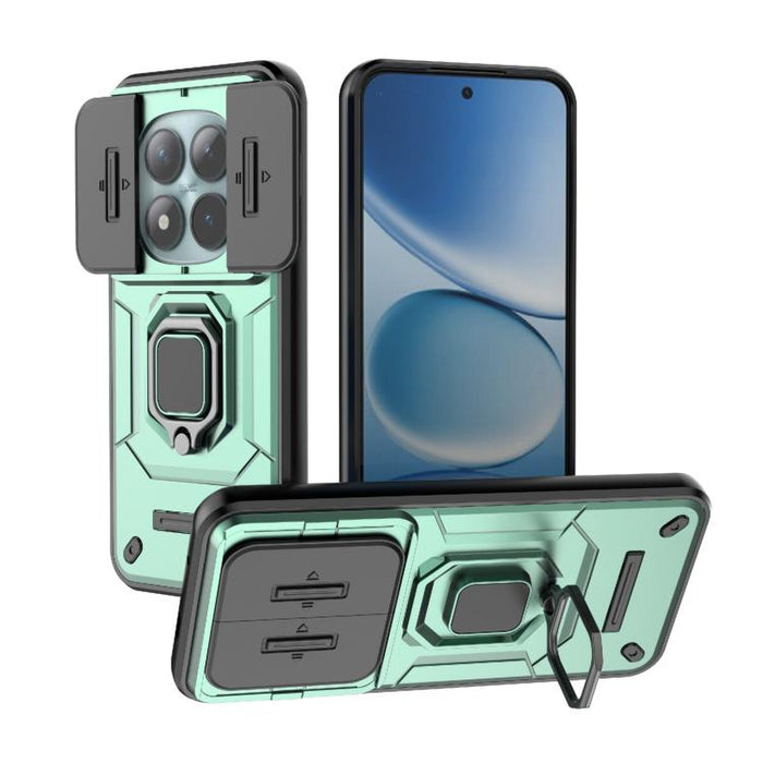 Funda para teléfono a prueba de golpes con soporte y carcasa deslizante de TPU + PC Camshield, For Redmi Turbo 5 Max / Poco X8 Pro Max, For Redmi Turbo 5 5G / Poco X8 Pro 5G, For Redmi Note 15 Pro+ 5G Global 163.3mm, For Redmi Note 15 5G Global 164mm  ...