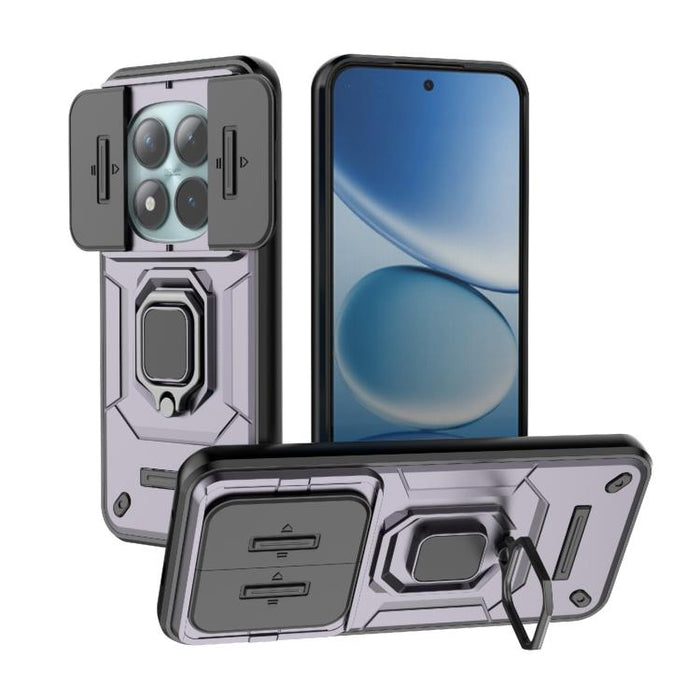 Funda para teléfono a prueba de golpes con soporte y carcasa deslizante de TPU + PC Camshield, For Redmi Turbo 5 Max / Poco X8 Pro Max, For Redmi Turbo 5 5G / Poco X8 Pro 5G, For Redmi Note 15 Pro+ 5G Global 163.3mm, For Redmi Note 15 5G Global 164mm  ...