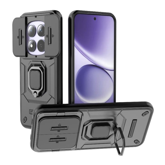 Funda para teléfono a prueba de golpes con soporte y carcasa deslizante de TPU + PC Camshield, For Redmi Turbo 5 Max / Poco X8 Pro Max, For Redmi Turbo 5 5G / Poco X8 Pro 5G, For Redmi Note 15 Pro+ 5G Global 163.3mm, For Redmi Note 15 5G Global 164mm  ...