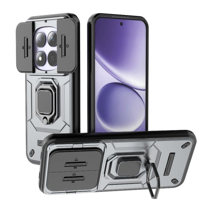 Funda para teléfono a prueba de golpes con soporte y carcasa deslizante de TPU + PC Camshield, For Redmi Turbo 5 Max / Poco X8 Pro Max, For Redmi Turbo 5 5G / Poco X8 Pro 5G, For Redmi Note 15 Pro+ 5G Global 163.3mm, For Redmi Note 15 5G Global 164mm  ...