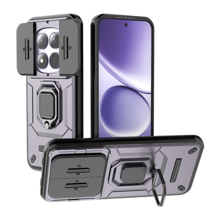 Funda para teléfono a prueba de golpes con soporte y carcasa deslizante de TPU + PC Camshield, For Redmi Turbo 5 Max / Poco X8 Pro Max, For Redmi Turbo 5 5G / Poco X8 Pro 5G, For Redmi Note 15 Pro+ 5G Global 163.3mm, For Redmi Note 15 5G Global 164mm  ...
