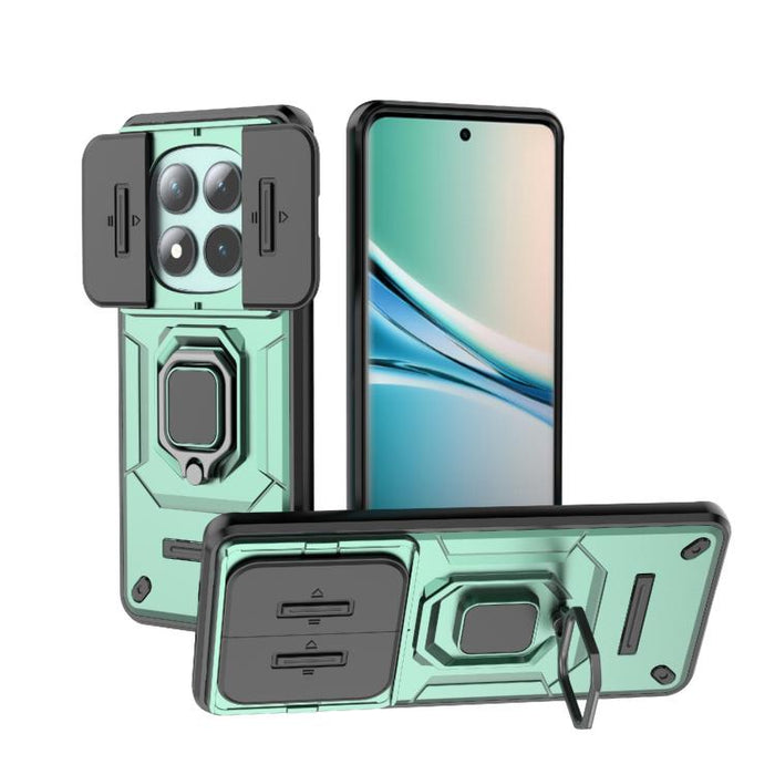 Funda para teléfono a prueba de golpes con soporte y carcasa deslizante de TPU + PC Camshield, For Redmi Turbo 5 Max / Poco X8 Pro Max, For Redmi Turbo 5 5G / Poco X8 Pro 5G, For Redmi Note 15 Pro+ 5G Global 163.3mm, For Redmi Note 15 5G Global 164mm  ...