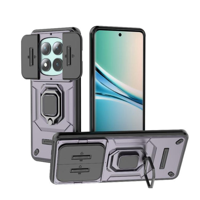 Funda para teléfono a prueba de golpes con soporte y carcasa deslizante de TPU + PC Camshield, For Redmi Turbo 5 Max / Poco X8 Pro Max, For Redmi Turbo 5 5G / Poco X8 Pro 5G, For Redmi Note 15 Pro+ 5G Global 163.3mm, For Redmi Note 15 5G Global 164mm  ...