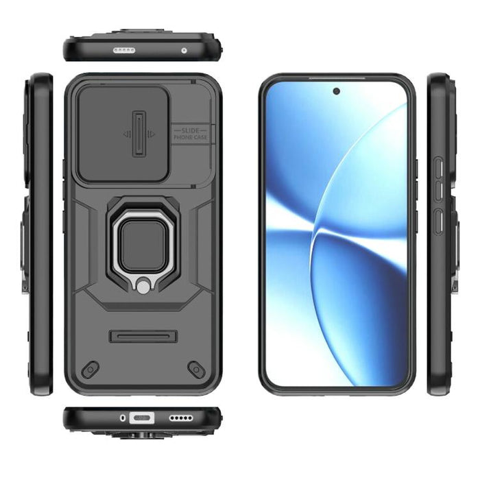 Funda para teléfono a prueba de golpes con soporte y carcasa deslizante de TPU + PC Camshield, For Redmi Turbo 5 Max / Poco X8 Pro Max, For Redmi Turbo 5 5G / Poco X8 Pro 5G, For Redmi Note 15 Pro+ 5G Global 163.3mm, For Redmi Note 15 5G Global 164mm  ...