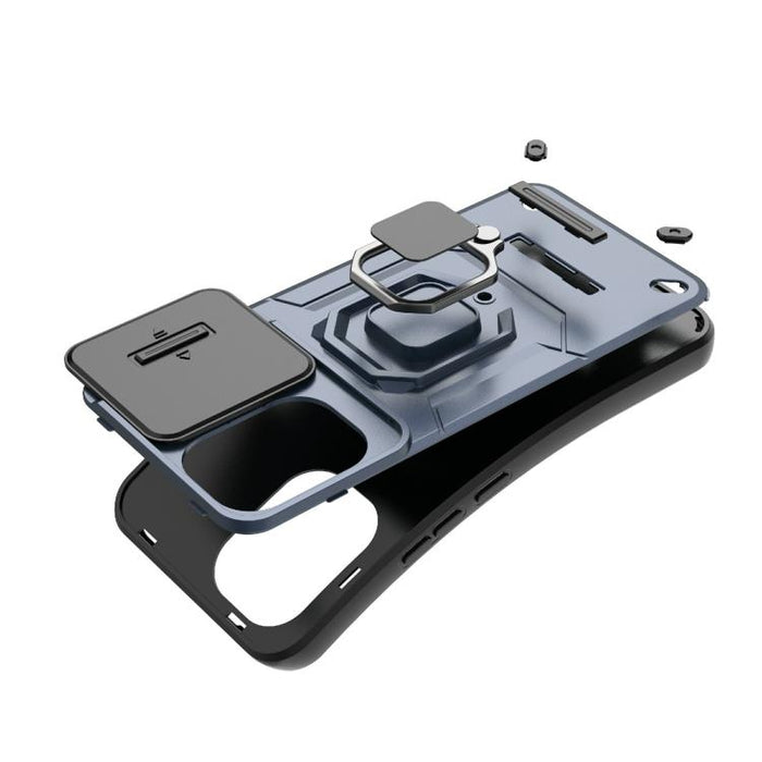 Funda para teléfono a prueba de golpes con soporte y carcasa deslizante de TPU + PC Camshield, For Redmi Turbo 5 Max / Poco X8 Pro Max, For Redmi Turbo 5 5G / Poco X8 Pro 5G, For Redmi Note 15 Pro+ 5G Global 163.3mm, For Redmi Note 15 5G Global 164mm  ...