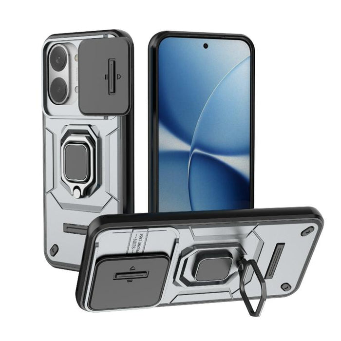 Funda para teléfono a prueba de golpes con soporte y carcasa deslizante de TPU + PC Camshield, For Redmi Turbo 5 Max / Poco X8 Pro Max, For Redmi Turbo 5 5G / Poco X8 Pro 5G, For Redmi Note 15 Pro+ 5G Global 163.3mm, For Redmi Note 15 5G Global 164mm  ...