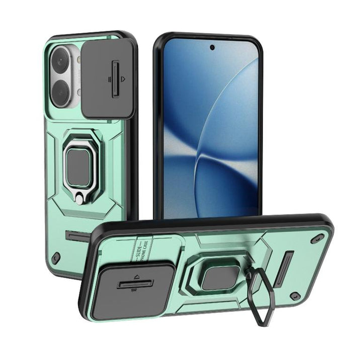 Funda para teléfono a prueba de golpes con soporte y carcasa deslizante de TPU + PC Camshield, For Redmi Turbo 5 Max / Poco X8 Pro Max, For Redmi Turbo 5 5G / Poco X8 Pro 5G, For Redmi Note 15 Pro+ 5G Global 163.3mm, For Redmi Note 15 5G Global 164mm  ...