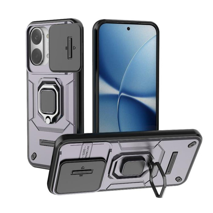 Funda para teléfono a prueba de golpes con soporte y carcasa deslizante de TPU + PC Camshield, For Redmi Turbo 5 Max / Poco X8 Pro Max, For Redmi Turbo 5 5G / Poco X8 Pro 5G, For Redmi Note 15 Pro+ 5G Global 163.3mm, For Redmi Note 15 5G Global 164mm  ...