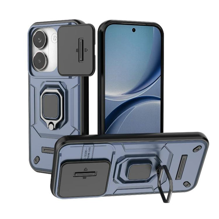 Funda para teléfono a prueba de golpes con soporte y carcasa deslizante de TPU + PC Camshield, For Redmi Turbo 5 Max / Poco X8 Pro Max, For Redmi Turbo 5 5G / Poco X8 Pro 5G, For Redmi Note 15 Pro+ 5G Global 163.3mm, For Redmi Note 15 5G Global 164mm  ...