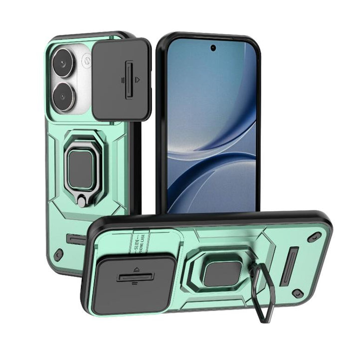 Funda para teléfono a prueba de golpes con soporte y carcasa deslizante de TPU + PC Camshield, For Redmi Turbo 5 Max / Poco X8 Pro Max, For Redmi Turbo 5 5G / Poco X8 Pro 5G, For Redmi Note 15 Pro+ 5G Global 163.3mm, For Redmi Note 15 5G Global 164mm  ...
