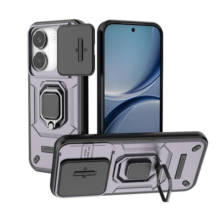 Funda para teléfono a prueba de golpes con soporte y carcasa deslizante de TPU + PC Camshield, For Redmi Turbo 5 Max / Poco X8 Pro Max, For Redmi Turbo 5 5G / Poco X8 Pro 5G, For Redmi Note 15 Pro+ 5G Global 163.3mm, For Redmi Note 15 5G Global 164mm  ...