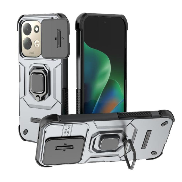 Funda para teléfono a prueba de golpes con soporte y carcasa deslizante de TPU + PC Camshield, For Redmi Turbo 5 Max / Poco X8 Pro Max, For Redmi Turbo 5 5G / Poco X8 Pro 5G, For Redmi Note 15 Pro+ 5G Global 163.3mm, For Redmi Note 15 5G Global 164mm  ...