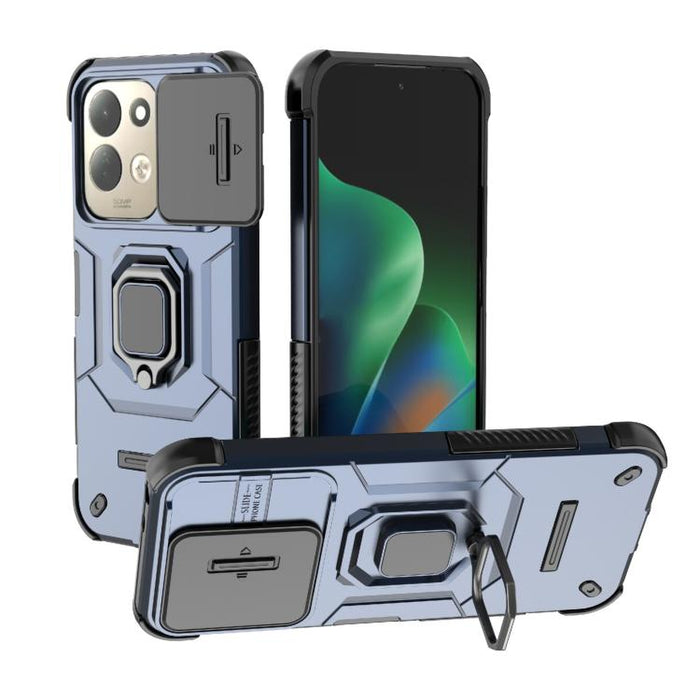 Funda para teléfono a prueba de golpes con soporte y carcasa deslizante de TPU + PC Camshield, For Redmi Turbo 5 Max / Poco X8 Pro Max, For Redmi Turbo 5 5G / Poco X8 Pro 5G, For Redmi Note 15 Pro+ 5G Global 163.3mm, For Redmi Note 15 5G Global 164mm  ...