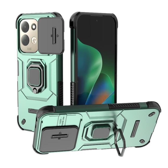Funda para teléfono a prueba de golpes con soporte y carcasa deslizante de TPU + PC Camshield, For Redmi Turbo 5 Max / Poco X8 Pro Max, For Redmi Turbo 5 5G / Poco X8 Pro 5G, For Redmi Note 15 Pro+ 5G Global 163.3mm, For Redmi Note 15 5G Global 164mm  ...