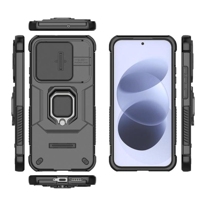 Funda para teléfono a prueba de golpes con soporte y carcasa deslizante de TPU + PC Camshield, For Redmi Turbo 5 Max / Poco X8 Pro Max, For Redmi Turbo 5 5G / Poco X8 Pro 5G, For Redmi Note 15 Pro+ 5G Global 163.3mm, For Redmi Note 15 5G Global 164mm  ...