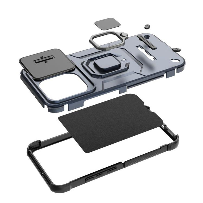 Funda para teléfono a prueba de golpes con soporte y carcasa deslizante de TPU + PC Camshield, For Redmi Turbo 5 Max / Poco X8 Pro Max, For Redmi Turbo 5 5G / Poco X8 Pro 5G, For Redmi Note 15 Pro+ 5G Global 163.3mm, For Redmi Note 15 5G Global 164mm  ...