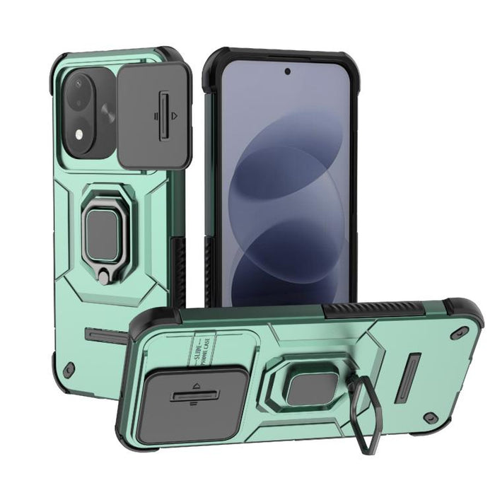 Funda para teléfono a prueba de golpes con soporte y carcasa deslizante de TPU + PC Camshield, For Redmi Turbo 5 Max / Poco X8 Pro Max, For Redmi Turbo 5 5G / Poco X8 Pro 5G, For Redmi Note 15 Pro+ 5G Global 163.3mm, For Redmi Note 15 5G Global 164mm  ...