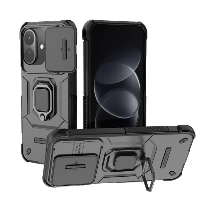Funda para teléfono a prueba de golpes con soporte y carcasa deslizante de TPU + PC Camshield, For Redmi Turbo 5 Max / Poco X8 Pro Max, For Redmi Turbo 5 5G / Poco X8 Pro 5G, For Redmi Note 15 Pro+ 5G Global 163.3mm, For Redmi Note 15 5G Global 164mm  ...