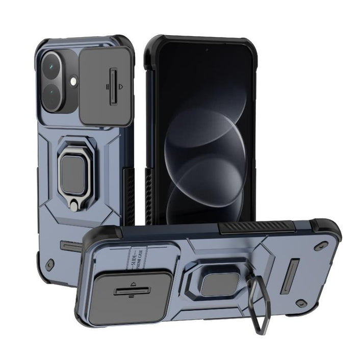 Funda para teléfono a prueba de golpes con soporte y carcasa deslizante de TPU + PC Camshield, For Redmi Turbo 5 Max / Poco X8 Pro Max, For Redmi Turbo 5 5G / Poco X8 Pro 5G, For Redmi Note 15 Pro+ 5G Global 163.3mm, For Redmi Note 15 5G Global 164mm  ...