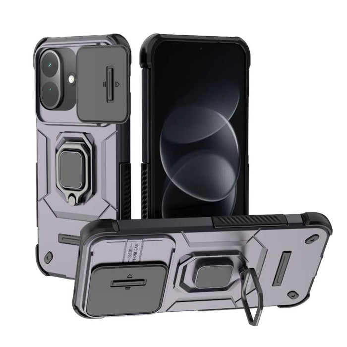 Funda para teléfono a prueba de golpes con soporte y carcasa deslizante de TPU + PC Camshield, For Redmi Turbo 5 Max / Poco X8 Pro Max, For Redmi Turbo 5 5G / Poco X8 Pro 5G, For Redmi Note 15 Pro+ 5G Global 163.3mm, For Redmi Note 15 5G Global 164mm  ...