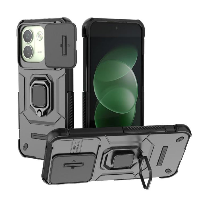 Funda para teléfono a prueba de golpes con soporte y carcasa deslizante de TPU + PC Camshield, For Redmi Turbo 5 Max / Poco X8 Pro Max, For Redmi Turbo 5 5G / Poco X8 Pro 5G, For Redmi Note 15 Pro+ 5G Global 163.3mm, For Redmi Note 15 5G Global 164mm  ...