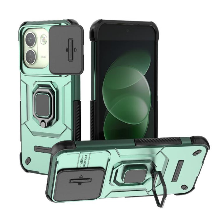 Funda para teléfono a prueba de golpes con soporte y carcasa deslizante de TPU + PC Camshield, For Redmi Turbo 5 Max / Poco X8 Pro Max, For Redmi Turbo 5 5G / Poco X8 Pro 5G, For Redmi Note 15 Pro+ 5G Global 163.3mm, For Redmi Note 15 5G Global 164mm  ...