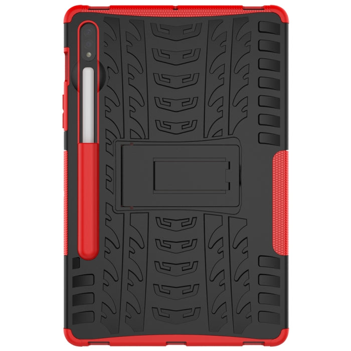 Estuche protector de TPU + PC a prueba de golpes con textura de neumático con soporte, For Samsung Galaxy Tab S8 / Galaxy Tab S7 T870 / T875, For Xiaomi Redmi 9A, For OPPO A52 / A72 / A92